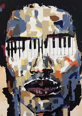 Piano Keys Portrait