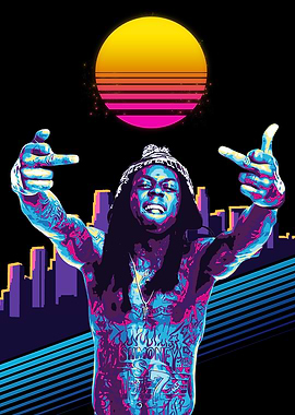 Lil Wayne Retro Art