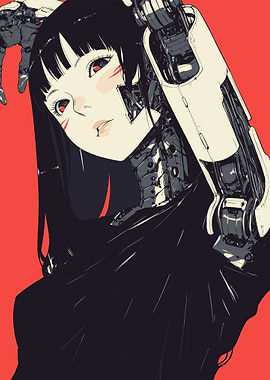 Cyberpunk Anime Girl