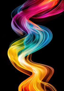 Abstract Colorful Swirls