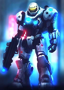 Cyberpunk Mech Warrior