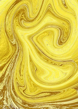 Abstract Gold Swirls