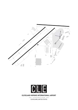 Cleveland Hopkins Airport Map