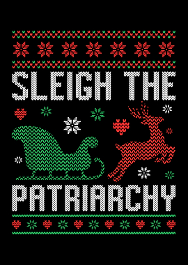 Sleigh the Patriarchy Christmas Design