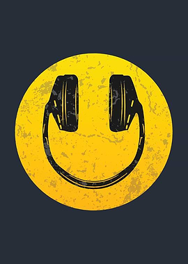 Headphones Smiley