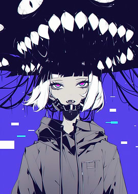 Cyberpunk Anime Girl