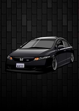 Honda Civic Illustration