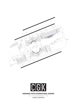Soekarno-Hatta Airport Layout