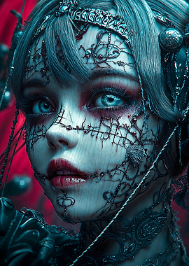 Gothic Doll Face