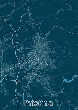 Pristina City Map