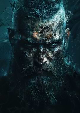 Dark Viking Portrait
