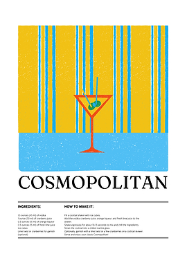 Cosmopolitan Cocktail Recipe