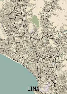 Lima City Map