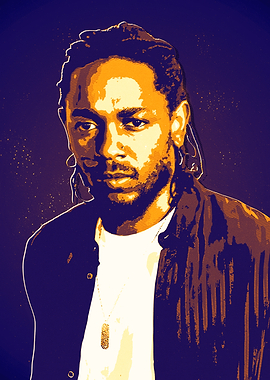Kendrick Lamar Pop Art Por