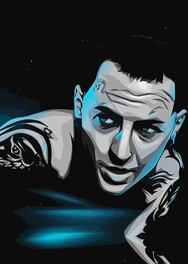 Tattooed Man Portrait