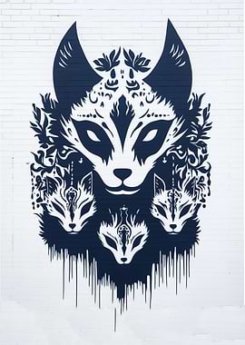 Mystic Fox Mandala