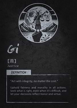 Gi, Samurai Bushido Code Motivation