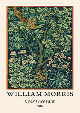 William Morris Pheasant Vintage