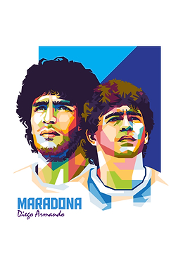 Maradona Pop Art Portrait