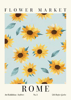 Sunflower Rome Flower Market