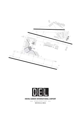 Delhi Airport Layout