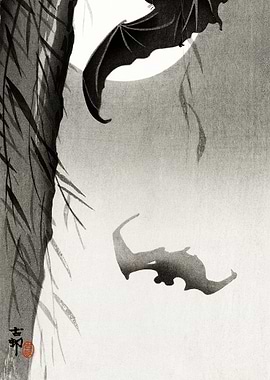 Bats in Moonlight