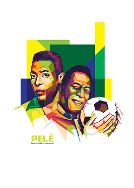 Pelé Pop Art Portrait