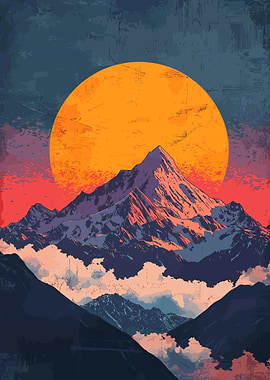 Sunset Mountain Peak