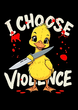 Duck with Knife - I Choose Violence