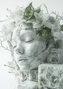 White and Green Serenity