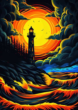 Lighthouse Sunset