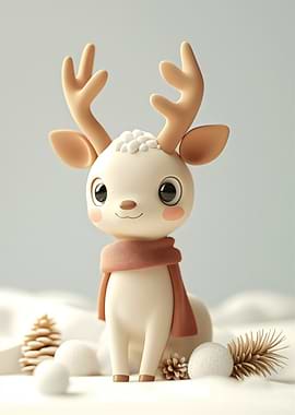 Cute Christmas Reindeer