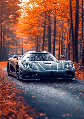 Koenigsegg Agera RS in Autumn