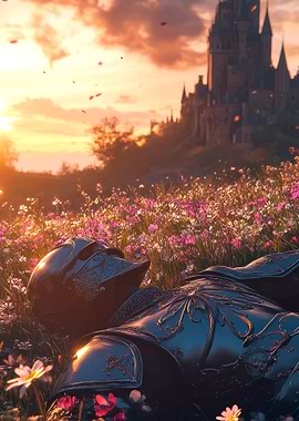 Knight's Rest at Sunset