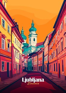 Ljubljana Cityscape