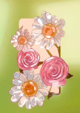 Glossy Floral Bouquet