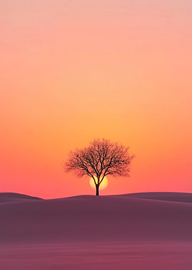 Silhouette Tree Sunset