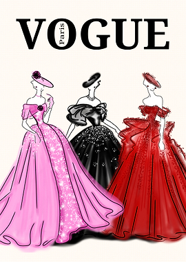 Vintage Vogue Paris Fashion