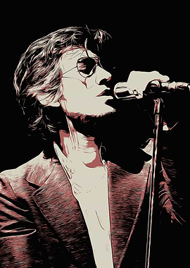 Singer with Microphone