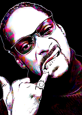 Snoop Dogg Pop Art Portrait