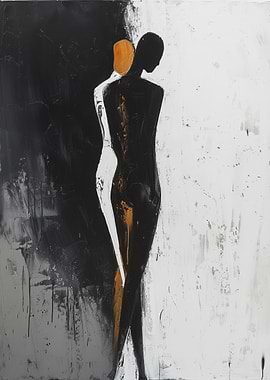 Abstract Couple Painting