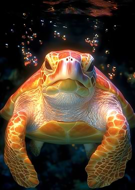 Sea Turtle Close-Up Animal