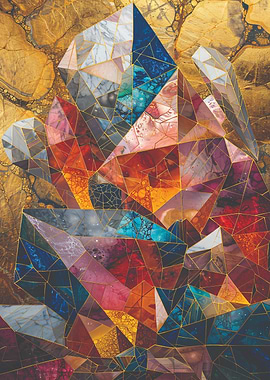 Geometric Crystal Art