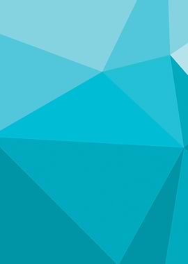 Abstract Teal Geometric Background