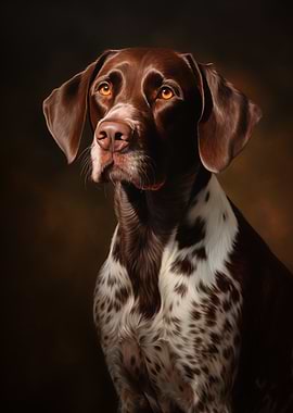German Shorthaired Pointer Portrait