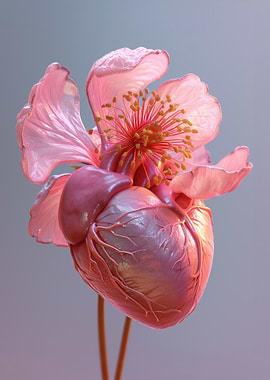 Anatomical Heart Flower
