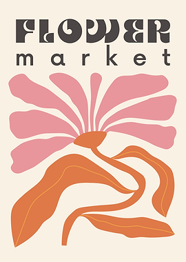 Flower Market Illustration