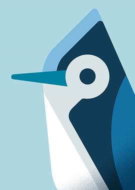 Abstract Bird Illustration