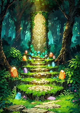 Lost Monument in the Forest