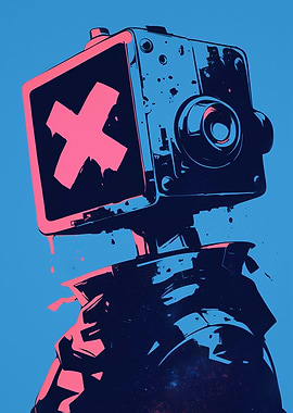 Robot with Camera Head